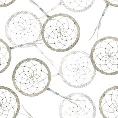 Dream catcher seamless pattern N2