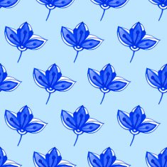 Vector Illustration with original floral background N21