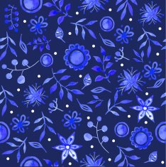 Vector Illustration with original blue background N8