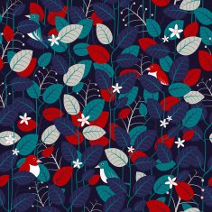 lovely leaf seamless pattern N6