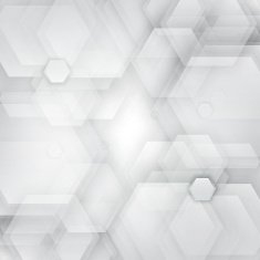 Vector abstract 3d hexagonal N18