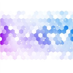 Vector abstract 3d hexagonal N19