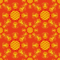 Seamless pattern Decorative sun