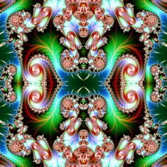 Multicolored Background with Spiral Pattern Collection - Oriental tales N7