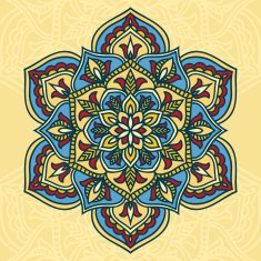 Circle flower mandala N2