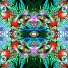 Multicolored Background with Spiral Pattern Collection - Oriental tales N9