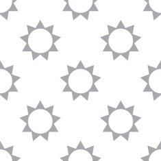 New Sun seamless pattern