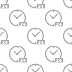 New Clock seamless pattern