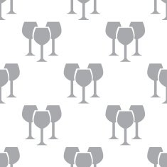 New Stemware seamless pattern
