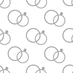 New Marriage seamless pattern