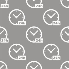 Clock Seamless Pattern N7