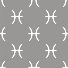Pisces seamless pattern