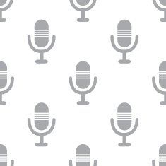 New Microphone seamless pattern