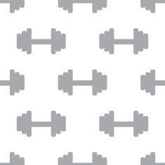 New Barbell seamless pattern