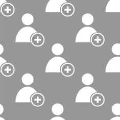 Add user seamless pattern