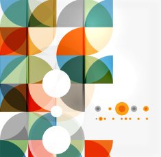 Semicircle triangle pattern N372