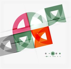 Semicircle triangle pattern N377
