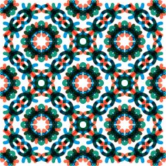 Seamless vector geometric abstract pattern Creative round shapes made of N85
