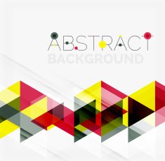 Abstract geometric background Modern overlapping triangles N383