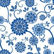 Vintage floral seamless pattern N28
