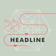 Vector red dark lines on a grey background