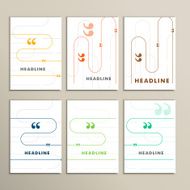 Set colorful abstract lines on a white background N2