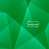 Abstract image of emerald green is very bright N5