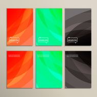 Bright abstract pictures on a white background