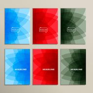 Bright abstract pictures on a white background N2