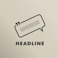 Vector speech bubble on a gray background N2