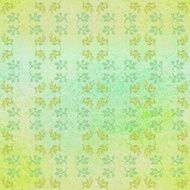 Seamless botanic elements watercolor pattern