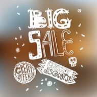 Big sale Crazy design label for your special offers