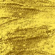 Yellow grunge background with black tire track Vector illustrat N2