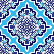 Abstract seamless ornamental vector pattern for fabric N6
