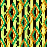 Seamless rhombus retro pattern background geometric abstract