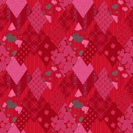 Seamless jeans denim patchwork pattern