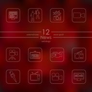 Set of news icons N3