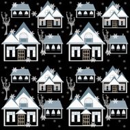 Christmas seamless winter pattern texture background N4