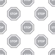 New Stop seamless pattern