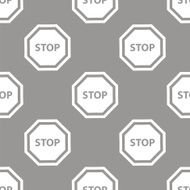 Stop seamless pattern