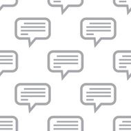 New Talk seamless pattern