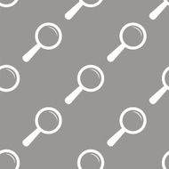 Magnifying glass seamless pattern