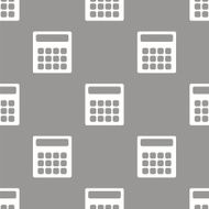 Calculator seamless pattern