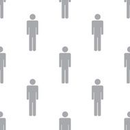 New Man seamless pattern