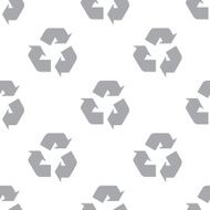 New Recycling seamless pattern