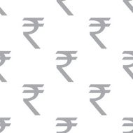 New Rupee seamless pattern