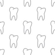 New Tooth seamless pattern