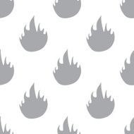 New Fire seamless pattern