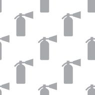 New Fire extinguisher seamless pattern