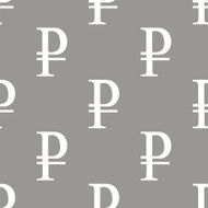 Ruble seamless pattern